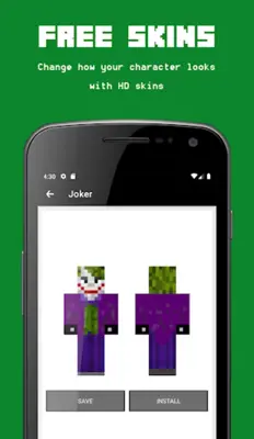 Skin Joker for Minecraft android App screenshot 2